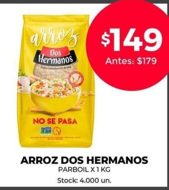 Supermercados Tadicor Arroz Dos Hermanos oferta
