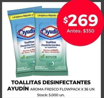 Supermercados Tadicor Toallitas Desinfectantes Ayudín oferta