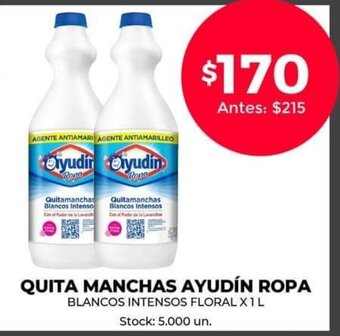 Supermercados Tadicor Quita Manchas Ayudín Ropa oferta