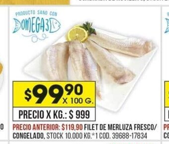 Coto Filet de Merluza Fresco / Congelado oferta