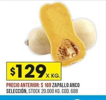 Coto Zapallo Anco Selección oferta