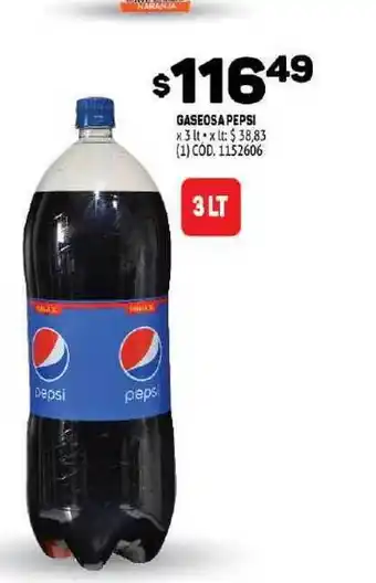 Makro Pepsi Gaseosa 3lt oferta