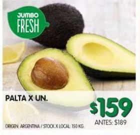 Jumbo Palta x un oferta