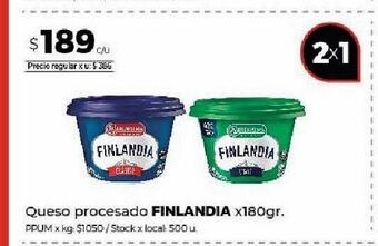 Disco Queso procesado finlandia oferta