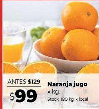 Disco Naranja jugo oferta