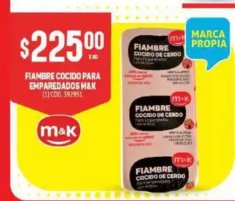Makro M&K Fiambre Cocido Para Emparedados oferta