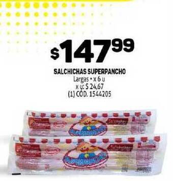 Makro Salchichas Superpancho Largas oferta