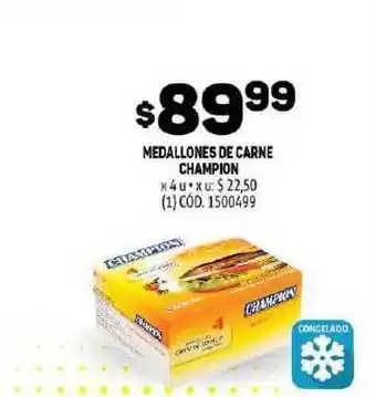 Makro Champion Medallones De Carne oferta