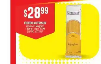 Makro Fideos Nutrisur 500g oferta
