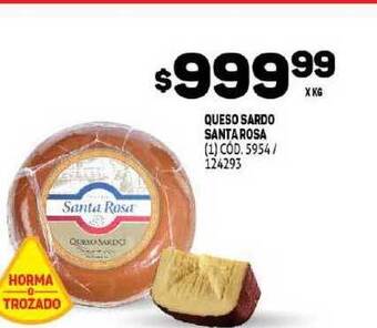 Makro Santa Rosa Queso Sardo oferta