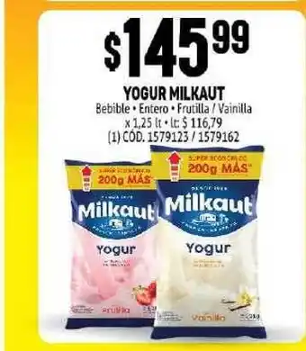 Makro Milkaut Yogur 1,25lt oferta