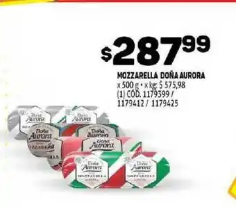 Makro Doña Aurora Mozzarella 500g oferta