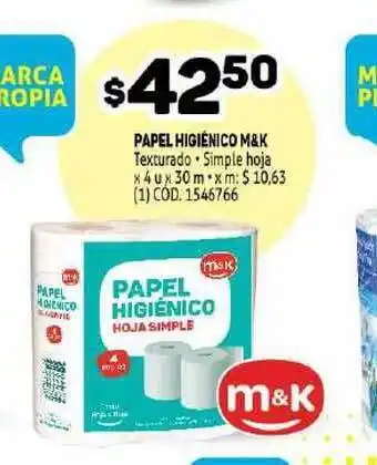 Makro M&K Papel Higiénico 4u x 30m oferta