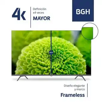 Carrefour Tv led bgh 50" uhd smart andorid b5022us6a negro oferta