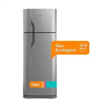 Frávega Heladera cíclica gafa hgf368afp 330lts plata oferta