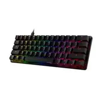 Frávega Teclado mecanico gamer hyperx alloy origins 60 % usb hx aqua oferta