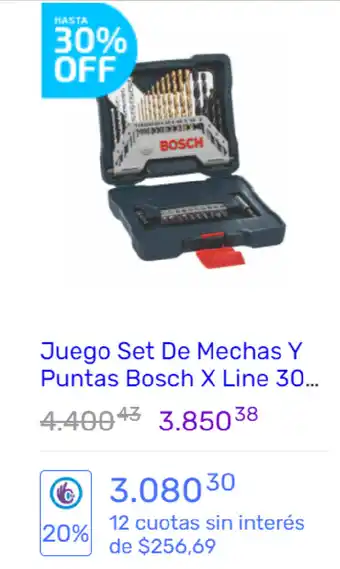 Pinturerías Rex Juego Set De Manchas Y Puntas Bosch X Line 30 oferta