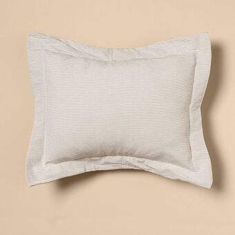 Arredo Funda de almohadón con pestañas rayas oferta