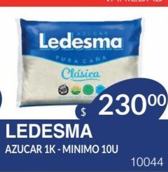 Masivos Ledesma Azucar 1K - Minimo 10U oferta