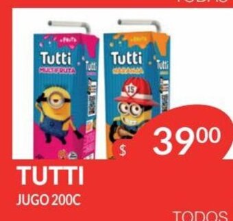 Masivos Tutti Jugo 200c oferta