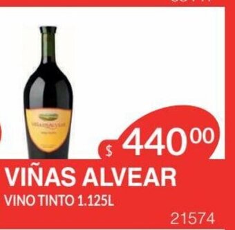 Masivos Viñas Alvear Vino Tinto 1.125L oferta