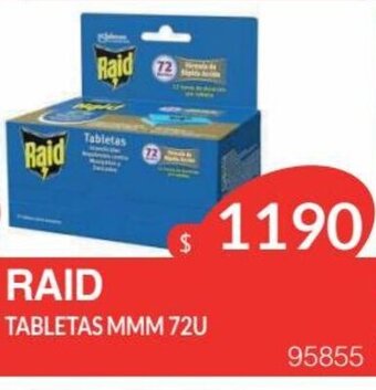 Masivos Raid Tabletas MMM 72u oferta