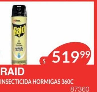 Masivos Raid Insecticida Hormigas 360c oferta