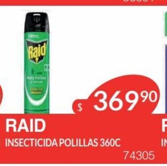 Masivos Raid Insecticida Polillas 360c oferta