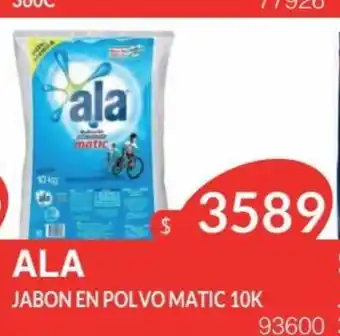 Masivos Ala Jabon en Polvo Matic 10K oferta