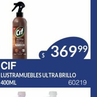 Masivos Cif Lustramuebles Ultra Brillo 400ml oferta