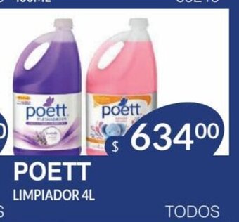 Masivos Poett Limpiador 4L oferta