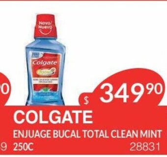 Masivos Colgate Enjuage Bucal Total Clean Mint 250c oferta