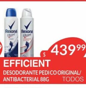 Masivos Efficient Desodorante Pedico Original / Antibacterial 88g oferta