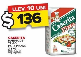 Carrefour Harina de trigo caserita x 1kg oferta
