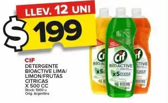 Detergente cif x 500cc