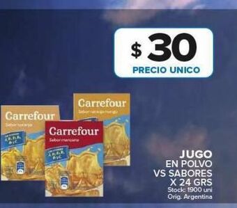 Carrefour Jugo en polvo carrefour x 24g oferta