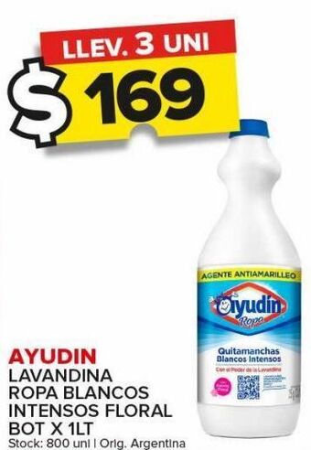 Carrefour Lavandina ayudin x 1l oferta