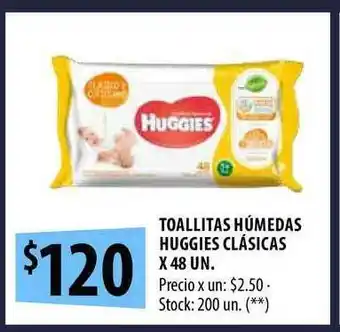 Punto Mayorista Huggies Toallitas Húmedas Clásicas x 48un oferta