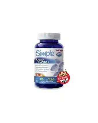 Punto de Salud Bago - simple calcio + vitamina d x 60 oferta