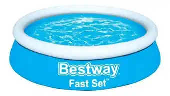 Faraone Pileta inflable bestway fast set 57392 183x51cm 940 lts oferta