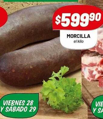 Almacor Morcilla el kilo oferta