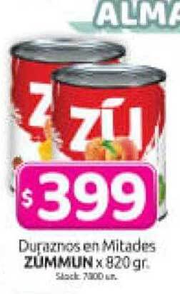 Cordiez Duraznos en mitades zúmmun oferta