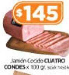 Cordiez Jamón cocido cuatro condes oferta
