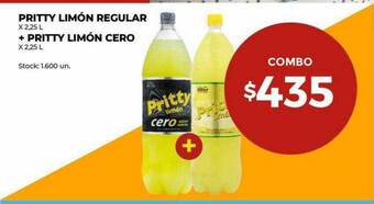 Super MAMI Pritty limón regular + pritty limón cero oferta