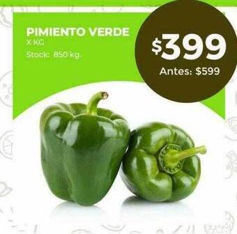 Super MAMI Pimiento verde oferta