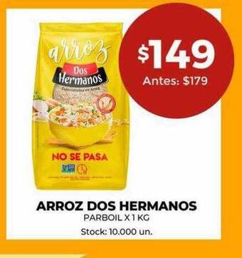 Super MAMI Arroz dos hermanos oferta