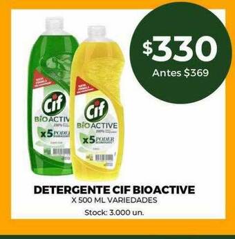 Super MAMI Detergente cif bioactive oferta