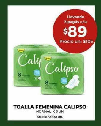 Super MAMI Toalla femenina calipso oferta
