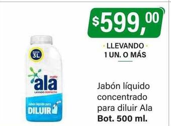 Supermercados Damesco Jabón líquido concentrado para diluir ala oferta