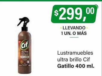 Supermercados Damesco Lustramuebles ultra brillo cif oferta